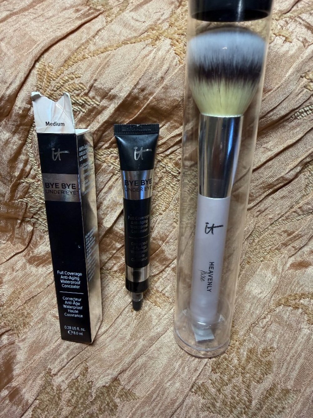 New: Bye Bye Under Eye Concealer (Medium) and Buffing Foundation Brush Bundle